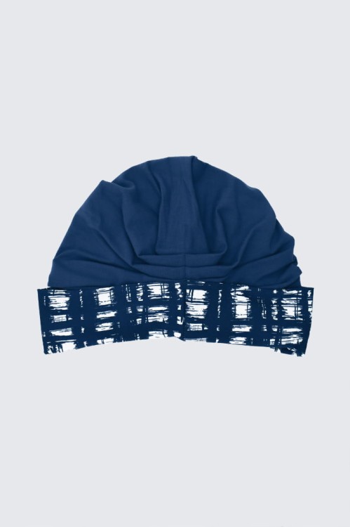 Turban Taurus_granatowy_opaska_granat-biel