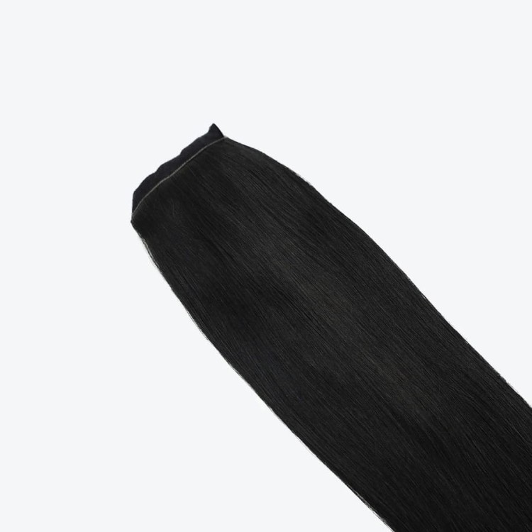 naturalny kucyk doczepiany- black