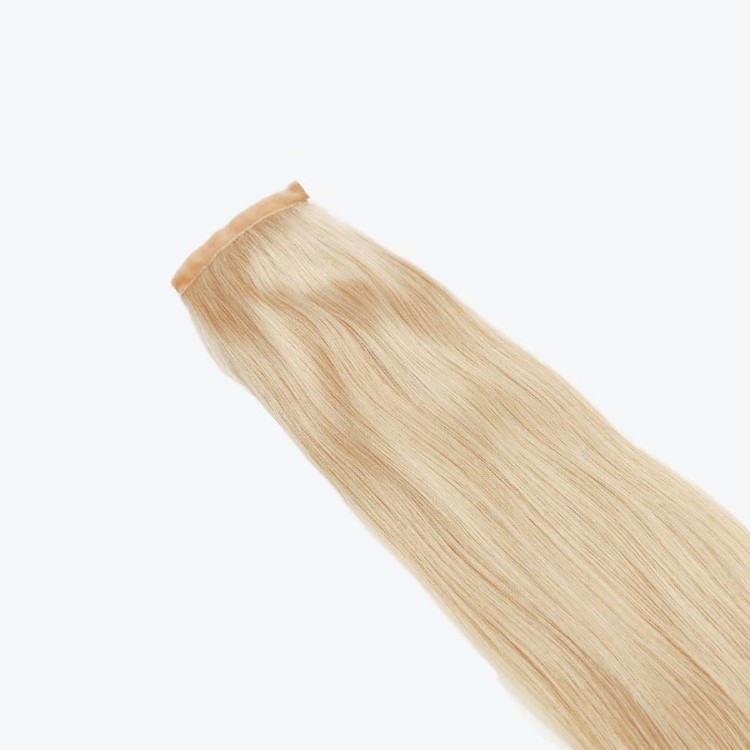 naturalny kucyk doczepiany- platinum