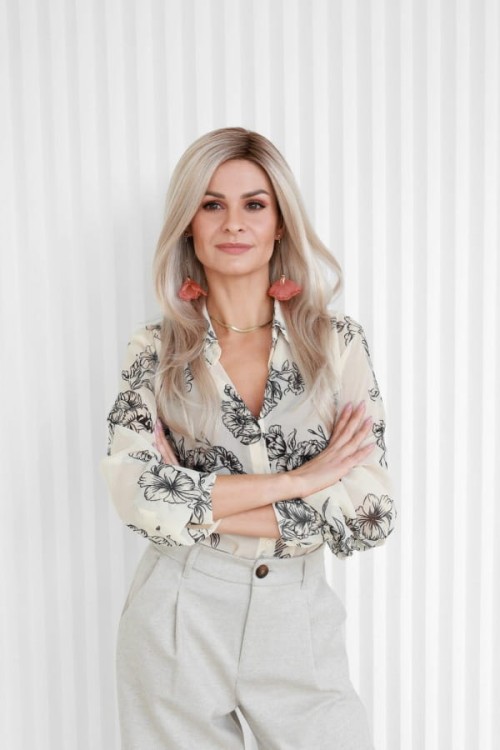 Peruka Mallow color: pearl_blond